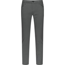 Hatemoğlu Antrasit Slim Fit 5 Cep Pamuklu Kanvas Pantolon