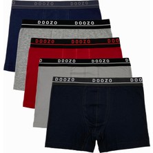 Doozo 5'li Erkek Boxer Pamuklu Esnek Rahat Kalıp