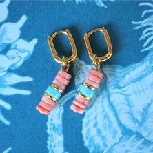 Noa Mercan ve Turkuaz Taşı Küpe