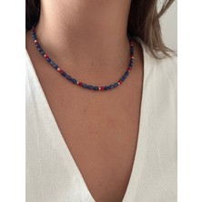 Liora Lapis Lazuli ve Mercan Kolye