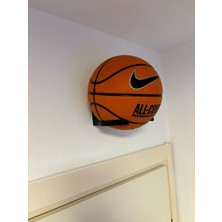 Sora Design Basketbol Topu Duvar Askısı Dekoratif Top Tutucu Aparat Ev Oda Spor Dekoru