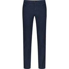 Hatemoğlu Lacivert Regular Fit 5 Cep Pamuklu Kot Pantolon