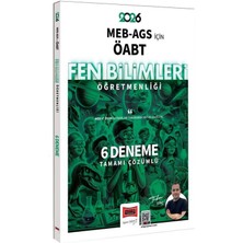 Yargı Yayıncılık Yargı 2026 Meb Ags Öabt Fen Bilimleri Öğretmenliği 2020-2025 Tamamı Çözümlü 6 Deneme