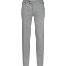 Hatemoğlu Gri Regular Fit Yandan Cepli Kumaş Pantolon