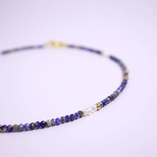 Aloha Lapis Lazul ve Inci Kolye