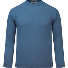 Hatemoğlu Indigo Regular Fit Yarım Balıkçı Yaka Rayon Kazak