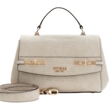 Guess Melinda Üstten Saplı Kapaklı Kadın Bej Omuz Çantası HWKL9933200-LTA
