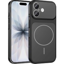 Apple iPhone 16 Kılıf Zore M-Safe Şarj Özellikli Kamera Korumalı Formen Kapak