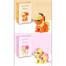 Brıcks My Little Pony Applejack & Fluttershy Ikili Yapı Blokları Figür Seti – Koleksiyonluk Dekor