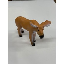 BNG STR Plastik Oyuncak Büyük Boy Hayvan Geyik Sığın 17 cm