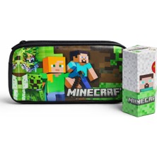 Ada Çanta Kırtasiye Süper Ikili Minecraft Çift Bölmeli Kalemlik ve Sonny Angel AD63314