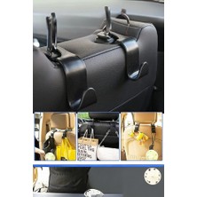 Safestore 2 Adet Pratik Araba Koltuk Arkası Askı Çok Amaçlı Araç Içi Organizer Askı