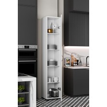 Kzy Mobilya Tek Kapaklı 5 Raflı Ayakkabılık