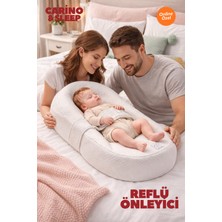 Carino Wins Koruma Bantlı ve Sıvı Geçirmez Premium Yeni Doğan Bebek Reflü Yatağı