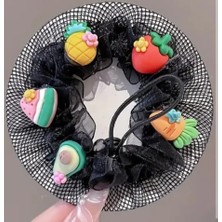 Efna Store Meyve Figürlü Trend Model File Çocuk Tokası,balerin Topuz Yapma Tokası(1 Adet)