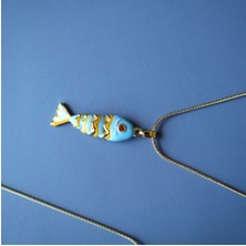 Blue Fish Çelik Kolye