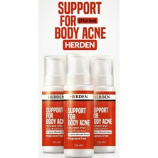 3 Kutu Sprey Herden Body Acne Bitkisel Içerikli Sprey Hafif Cilt Tahrişleri Için Destek ve Yardımcı 3 x 100 Mg Ada Çayı Çekirdeği Ekstratlı