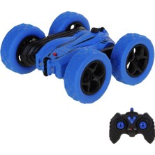 Canda Oyuncak 360° Duman Efektli Akrobat Uzaktan Kumandalı Şarjlı Araba Mavi