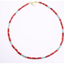 Emmy Mercan Taşlı Kolye