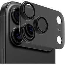 Maks Technology iPhone 17 Pro Max Mkst Cl-20 Kamera Lens Koruyucu - Siyah