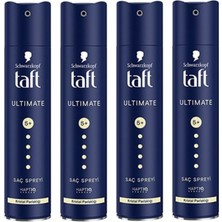Taft, Ultimate, Saç Spreyi - 250 ml x 4 Adet