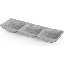 Külsan 25326.GG - Happy Chef Terra 2'li Minimal Sosluk 26,5x8,8 cm - H.3,7 Cm, Thermoset Melamin