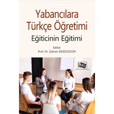 Anı Yayıncılık Yabancılara Türkçe Öğretimi Eğiticinin Eğitimi