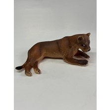 BNG STR Plastik Oyuncak Büyük Boy Hayvan Puma Dağ Aslanı 17 cm