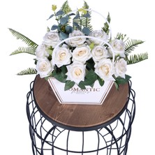 Yapay Çiçek Sitesi Romantic Çanta Aranjmanı Model 2