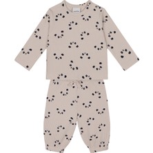 Antebies Bambu Panda Uzun Kollu Bebek Eşofman Takımı