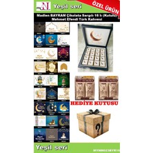 Mynil Bayram Çikolatası 32 Li (Kutulu) Mehmet Efendi Türk Kahvesi Hediyeli Yeşil Seri