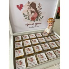 Mynil Anneler Günü Hediyesi Canım Anneme Hediye Melek Anneme Hediye Çikolata Kutusu Isme Özel