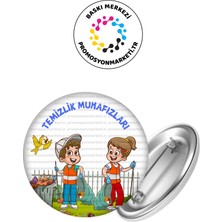 Temizlik Muhafızları Öğrenci Rozet 5 Adet