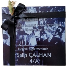 Mynil Öğretmenler Günü Madlen Çikolata Kutusu 80'li Isme Özel(Pelit Valonia)