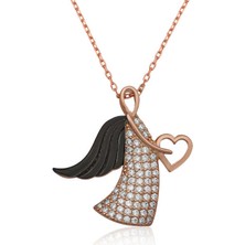 Gümüş Melek Anne Bayan Kolye