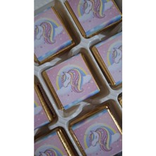 Mynil 30'lu Unicorn %100 Sütlü Madlen Çikolata Dökme - Çocuklara Özel Hediyelik Ramazan Bayram Çikolatası