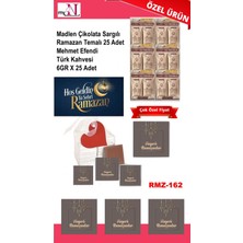 Mynil Madlen Çikolata Sargılı Ramazan Temalı 25 Adet - Mehmet Efendi Türk Kahvesi 6gr x 25 Adet