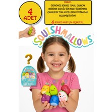 Toyfest Squishmallows Squooshems – 4 Adet - 6.5 cm Sürpriz Yumuşacık Koleksiyon Oyuncağı Seri 12
