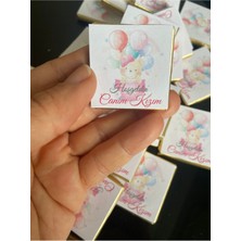 Mynil 25 Adet Hoşgeldin Bebek Yenidoğan Doğumgünü Mevlid Çikolatası