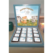 Mynil Erkek Bebek Doğum Çikolatası 48 Adet.