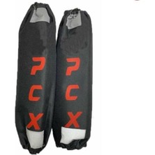 Honda Pcx Kırmızı Amortisör Kılıfı Scooter Çorabı