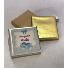 Mynil Madlen Gümüş Sargılı Dökme Sütlü Bebek Çikolata 50'li