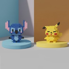 Teknik Durak Sevimli Ikili Karakter Nano Blok Seti - 3D Mikro Yapım Figürleri (2 Farklı Model)
