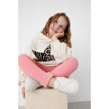 Katia & Bony İçi Havlu Çocuk Tayt Pembe