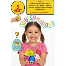 Toyfest Squishmallows Squooshems – 5 Adet - 6.5 cm Sürpriz Yumuşacık Koleksiyon Oyuncağı Seri 12