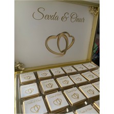 Mynil Nişan Söz Kız Isteme Nikah Düğün Çikolatası Nikah Şekeri Çikolatası