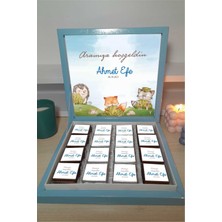 Mynil Erkek Bebek Doğum Çikolatası 48 Adet.