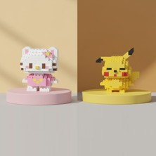 Teknik Durak Sevimli Ikili Karakter Nano Blok Seti - 3D Mikro Yapım Figürleri (2 Farklı Model)