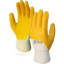 Cey Grup Nitril Sarı Işçi Eldiveni