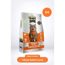 Happy Tavuklu Kuru Kedi Maması 2 kg